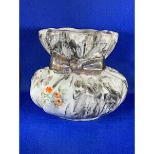 Unique Handmade Porcelain Bag Looking Vase